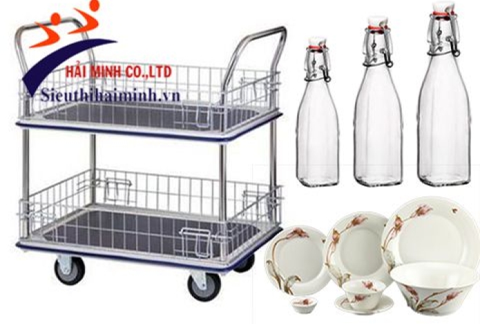 [Xe đẩy hàng mini] Mẹo đẩy hàng dễ vỡ cực an toàn