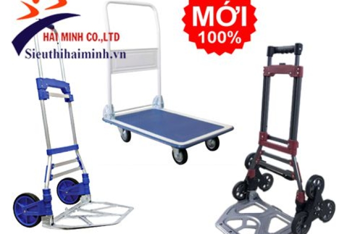 Liệt kê 4 loại xe đẩy hàng giá rẻ phổ biến nhất hiện nay