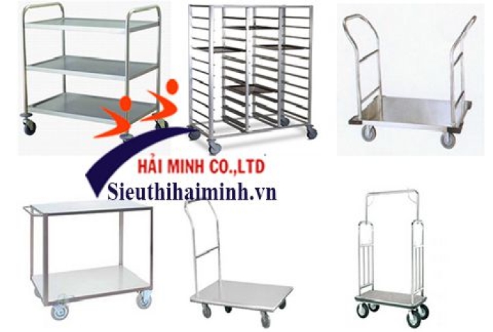 [Tổng hợp] xe đẩy inox y tế trên thị trường