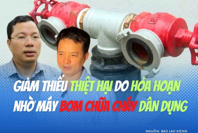 Giảm thiểu thiệt hại do hỏa hoạn nhờ máy bơm chữa cháy dân dụng 