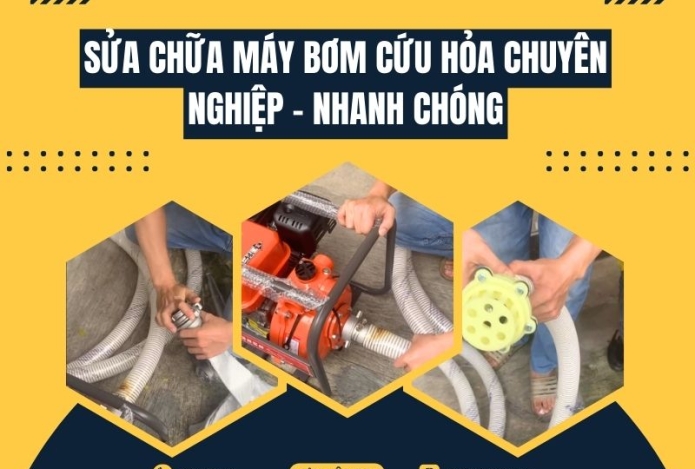 Sửa chữa máy bơm cứu hỏa chuyên nghiệp, nhanh chóng