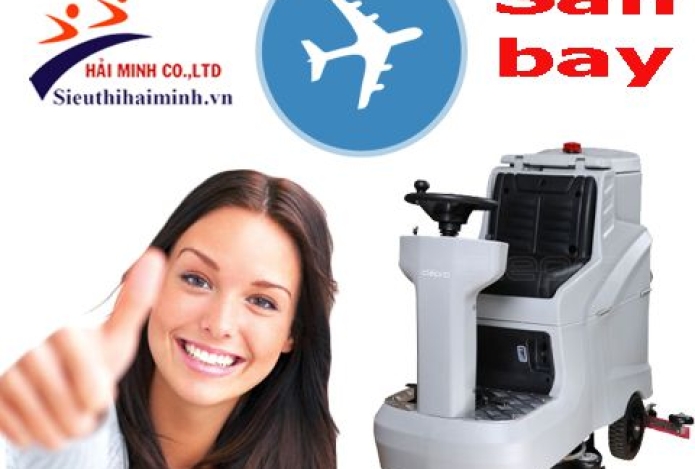 Máy chà sàn liên hợp ngồi lái nào thích hợp cho sân bay