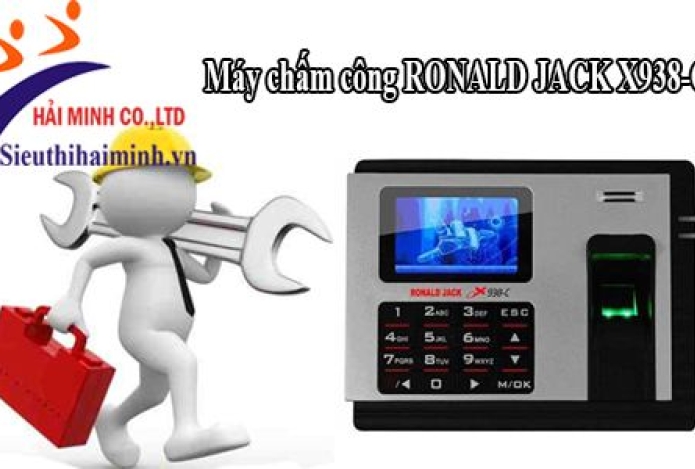Bảo hành máy chấm công RONALD JACK X938-C chính hãng
