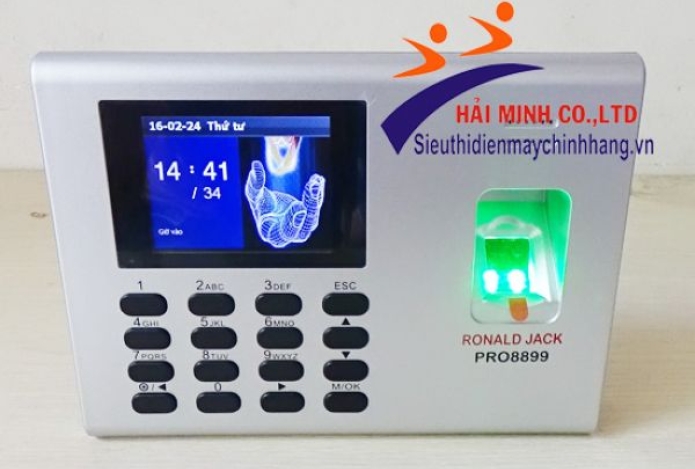 Máy chấm công Ronald Jack PRO8899 bán tại Hải Minh có gì hot?