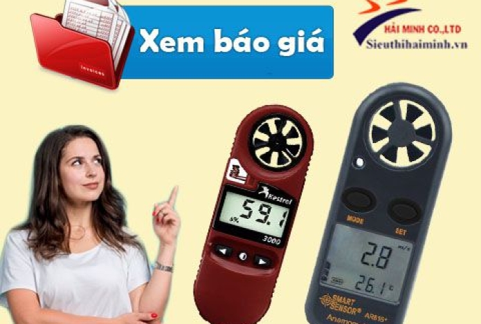 [2 triệu] có thể mua được máy đo tốc độ gió nào?