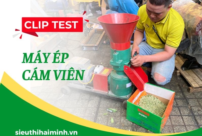 Clip ép cám viên tích tắc trong 3 phút!