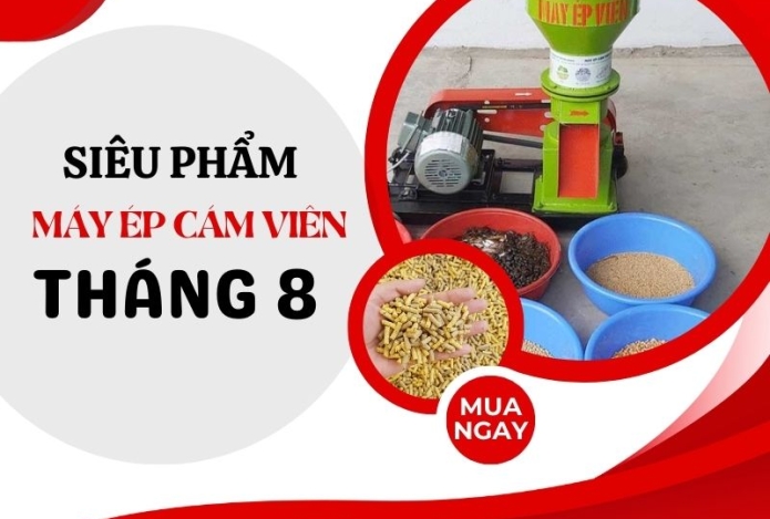 Lộ diện những siêu phẩm máy ép cám viên cực hot tháng 8