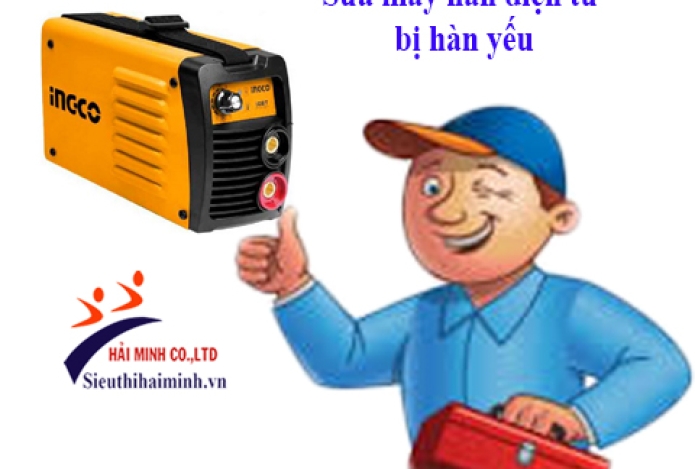 Máy hàn điện tử bị yếu xử lý thế nào?