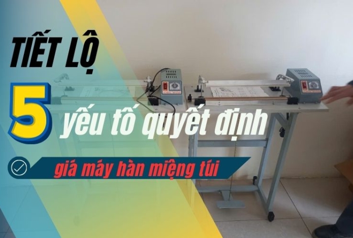 Tiết lộ 5 yếu tố quyết định giá máy hàn miệng túi