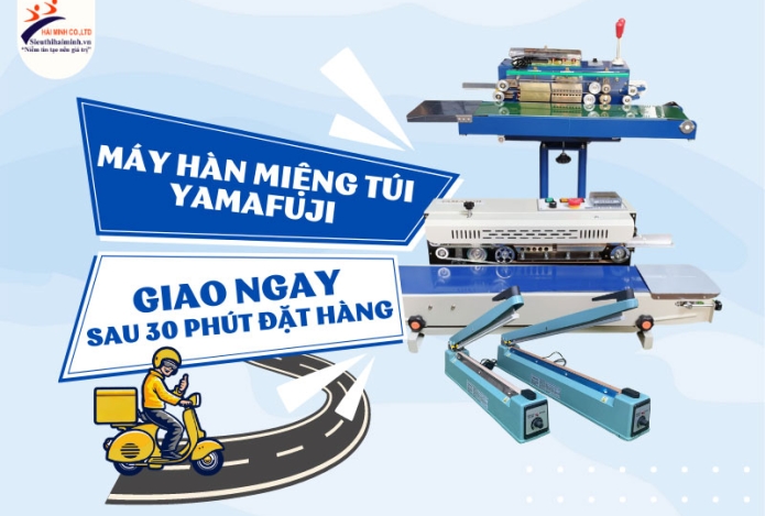 [Máy hàn miệng túi Yamafuji] Giao ngay sau 30 phút đặt hàng