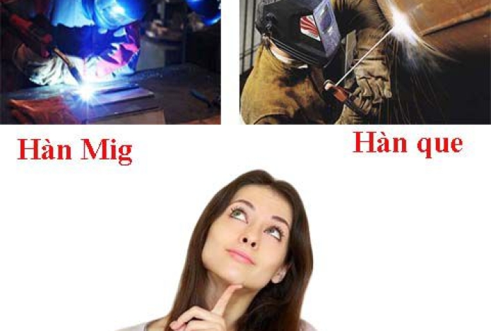 Máy hàn mig và hàn que có điểm gì khác ?