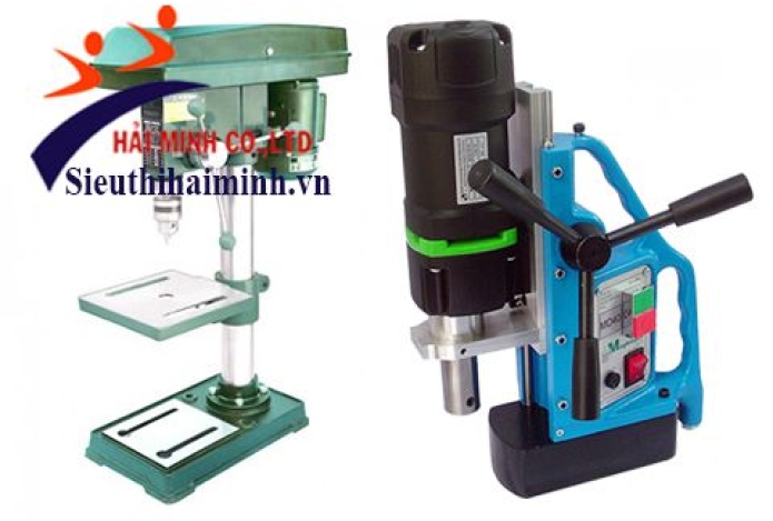 So sánh máy khoan đế từ và máy khoan bàn từ