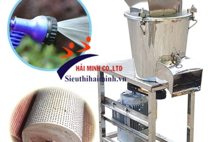 Cách vệ sinh máy chế biến tinh bột nghệ đơn giản