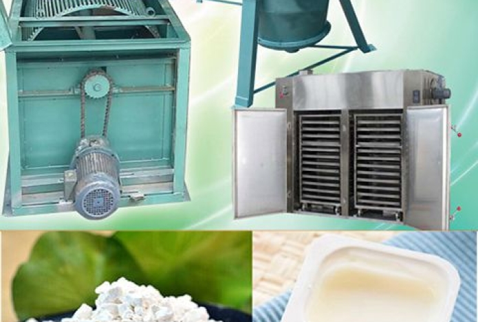 Dây chuyền sản xuất bột sắn dây bằng máy nghiền sắn