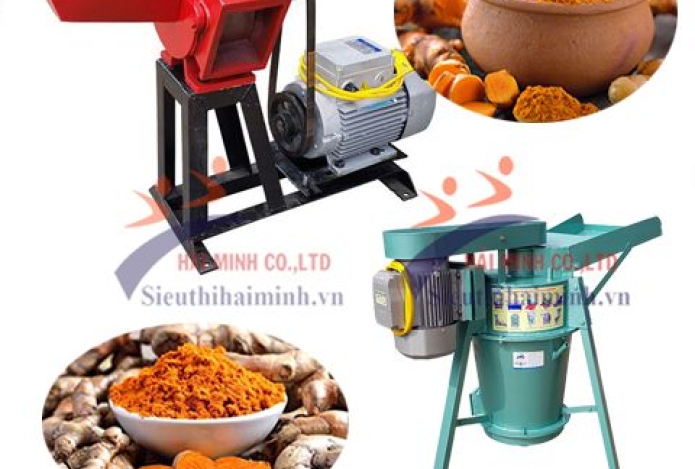 Cách làm tinh bột nghệ đỏ bằng máy làm tinh bột nghệ