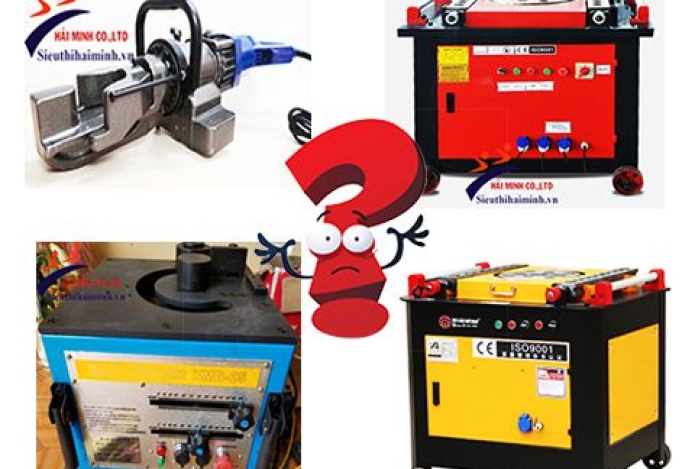 Phân biệt các máy uốn sắt xây dựng trên thị trường