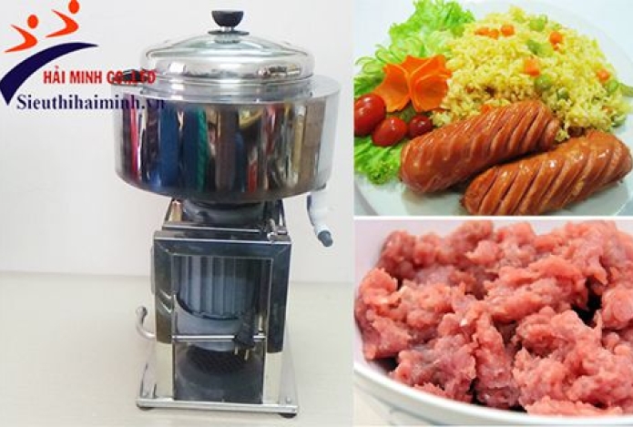 Làm xúc xích heo tại nhà thật dễ dàng với máy xay giò chả 2kg