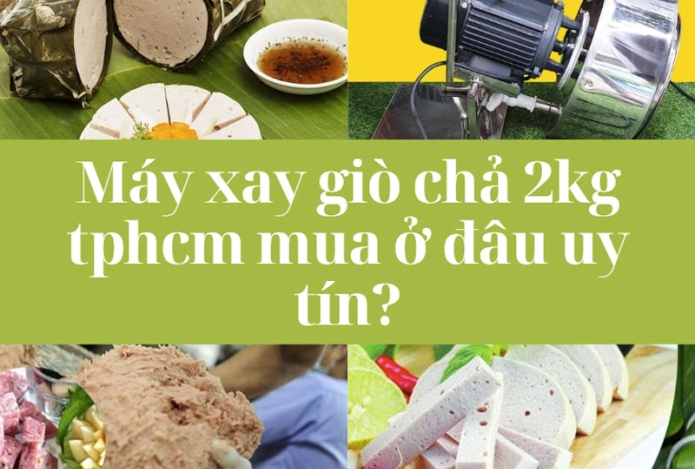 Máy xay giò chả 2kg tphcm mua ở đâu uy tín?
