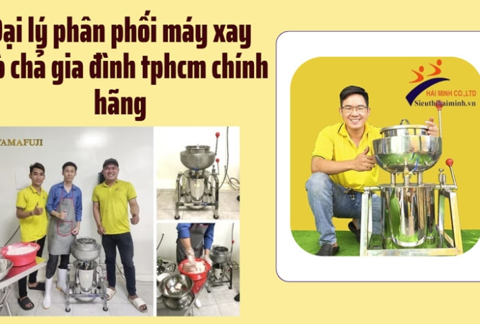 Đại lý phân phối máy xay giò chả gia đình tphcm chính hãng