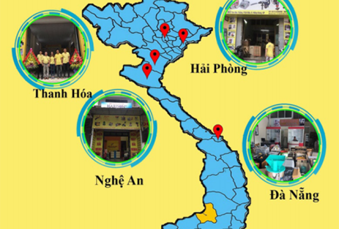 Nơi bán máy văn phòng|công nghiệp|gia dụng tại 63 tỉnh thành