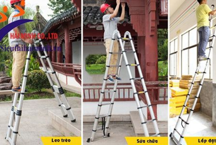 Sử dụng thang nhôm chữ A an toàn và hiệu quả