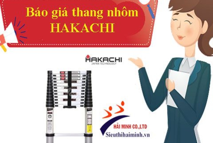 Cập nhật bảng giá thang nhôm hakachi tháng 10/2019