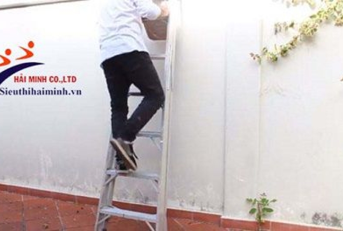 5 bước để leo lên thang nhôm một cách an toàn