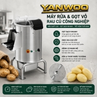 Hình ảnh Máy gọt vỏ rửa củ quả đa năng Yanwoo PP-10SF