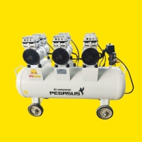 Máy nén khí giảm âm Pegasus TM - OF750x3 - 70L Hình ảnh Máy nén khí giảm âm Pegasus TM - OF750x3 - 70L