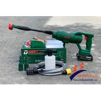 Hình ảnh Combo bộ máy rửa xe pin Dekton M21-SRX775CP