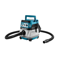 Hình ảnh Máy hút bụi c​hạy pin MAKITA DVC864LZX