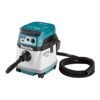 Hình ảnh Máy hút bụi dùng pin Makita DVC154LZX