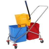 Hình ảnh Xe đẩy vắt cây lau nhà 2 ngăn CLEPRO CB43