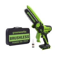 Hình ảnh Máy cưa xích mini cầm tay dùng pin Greenworks CS24L02