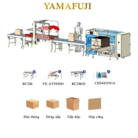 Dây chuyền cấp và dán thùng tự động Yamafuji APL-CS07