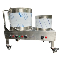 Hình ảnh Nồi nấu phở Hải Minh điện đôi HM 20-80 (bánh xe) (Inox 304)