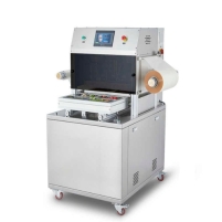 Hình ảnh Máy dán miệng khay hút chân không Yamafuji DQ370L-V