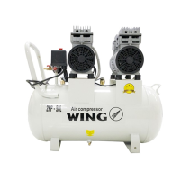 Hình ảnh Máy Nén Khí Không Dầu Giảm Âm Wing TW-OF750x2 50L