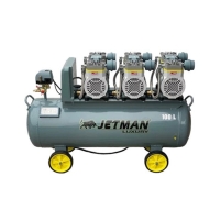 Hình ảnh Máy nén khí không dầu Jetman NKF-1600*3T100 (lên hơi nhanh)