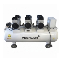 Hình ảnh Máy nén khí không dầu, giảm âm Pegalion TM-OF1100*3-180L
