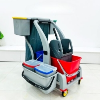 Hình ảnh Xe dọn vệ sinh HiClean HC 196A