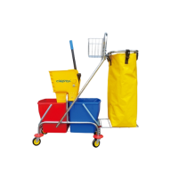 Hình ảnh Xe vắt nước 2 ngăn CleproX CX-58B kèm túi đựng rác