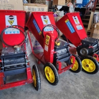 Hình ảnh Khung máy nghiền cành lắp động cơ xăng