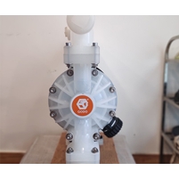 Hình ảnh Bơm Màng Khí Nén GODO QBY3-32 NHỰA PP