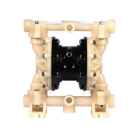 Hình ảnh Bơm Màng Khí Nén GODO QBY3-20 NHỰA TEFLON