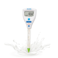 Bút đo pH/nhiệt độ HALO2 Bluetooth trong sữa HI9810342