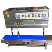 Hình ảnh Máy hàn miệng túi liên tục có in date FRD-980 dạng đứng