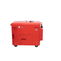 Hình ảnh Máy phát điện cách âm MOTOKAWA MDG-6800SE (5.5KW, đỏ)