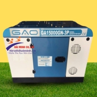 Máy Phát Điện Chạy Dầu 10Kva GAO GA15000GN-3P (3 Pha Siêu Cách Âm)