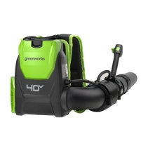 Hình ảnh Máy thổi lá đeo lưng dùng pin Greenworks BLF446